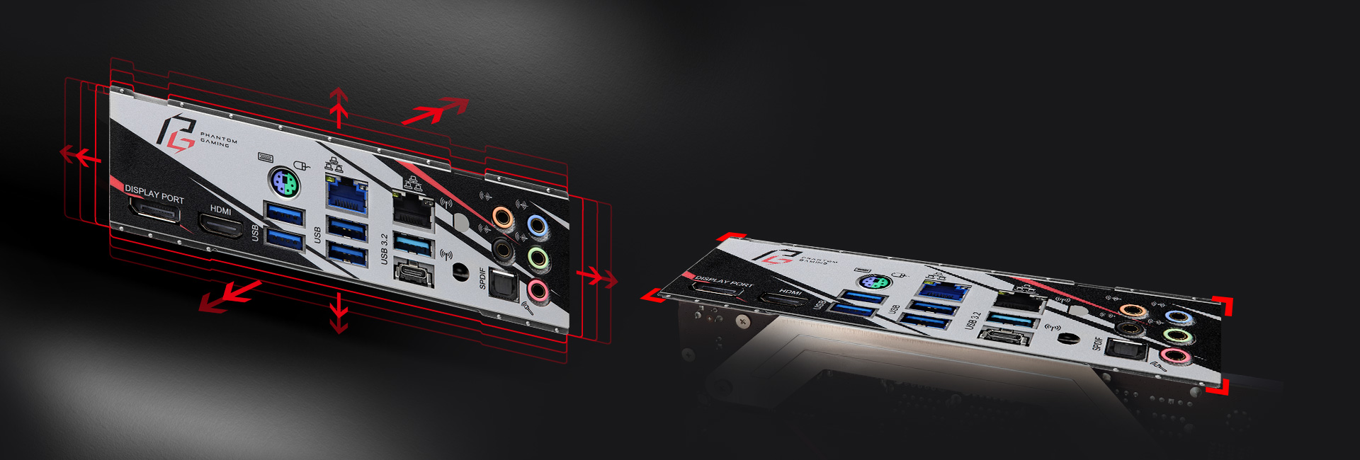Integrated I/O of the motherboard
